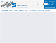 Tablet Screenshot of fliesencenter2000.de